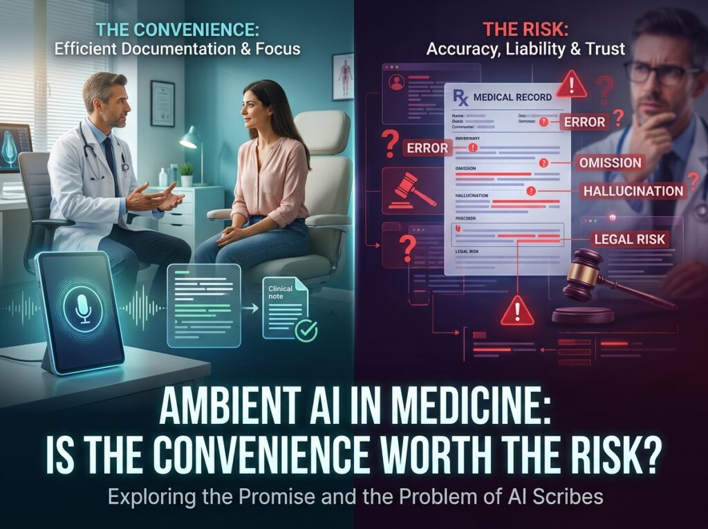 Ambient AI in Medicine: Is the Convenience Worth the Risk?