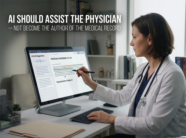AI Should Assist the Physician—Not Become the Author of the Medical Record